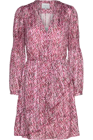 Dante 6 Belief Print Dress Lyhyt Mekko Pink