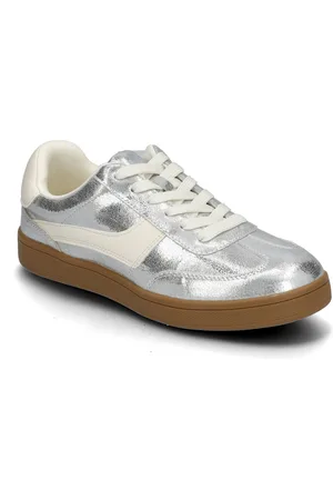 Bianco Biaberlin Sneaker Faux Leather Matalavartiset Sneakerit Tennarit Silver