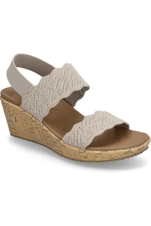 Skechers Women Beverlee Timeless Touch Kiilakorkokengät Grey