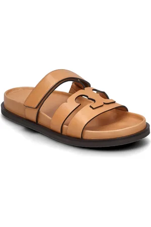 Tory Burch Ines Sport Slide Shoes Sandals Flat Sandals Beige