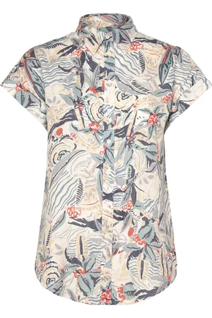 Ralph Lauren Relaxed Fit Print Short-Sleeve Shirt Tops Shirts Short-sleeved Multi/patterned