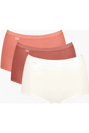 Sloggi Basic+ Maxi C3P Lingerie Panties High Waisted Panties Multi/patterned