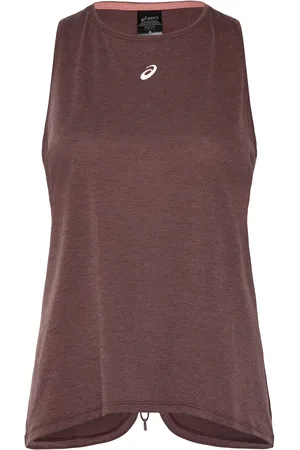 Asics Nagino Run Adjustable Tank Sport Sport Clothing Sports Tops & T-shirts Sport Tank Tops Brown