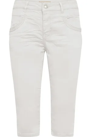 Mos Mosh Mmnaomi Treasure Pant Bottoms Trousers Capri Trousers White