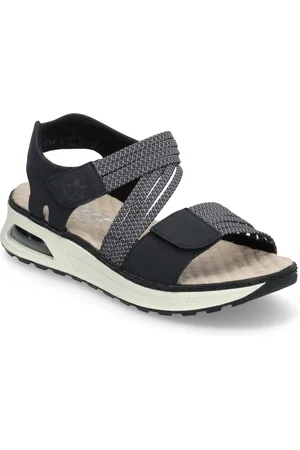 Rieker 65671-14 Shoes Sandals Platform Sandals Black