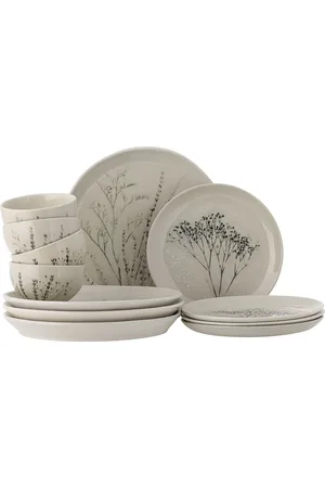 Bloomingville Bea Tableware Set Home Tableware Bowls Breakfast Bowls Cream
