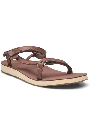 Teva Original Universal Slim Leather Matalapohjaiset Sandaalit Brown