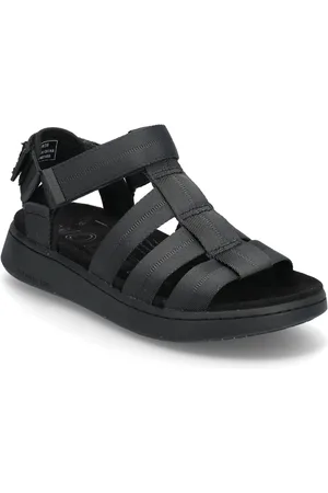 Woden Line Fisherman Shoes Sandals Flat Sandals Black