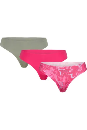 Björn Borg Invisible Thong 3P Sport Women Sport Clothing Sport Underwear Sport Panties Pink