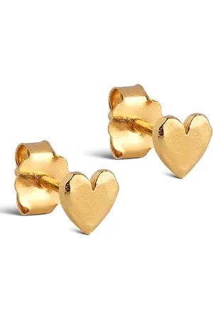 Enamel Heart Studs Accessories Jewellery Earrings Studs Gold