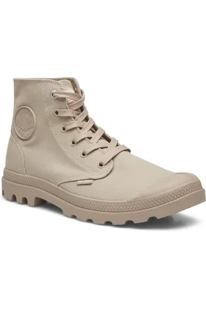 Palladium Mono Chrome Shoes Boots Ankle Boots Laced Boots Beige