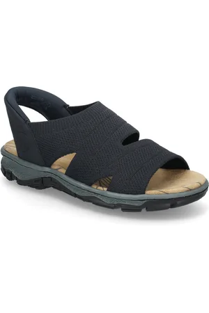 Rieker 68895-64 Shoes Sandals Flat Sandals Black
