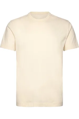 GANT Sunfaded Ss T-Shirt Tops T-shirts Short-sleeved Cream