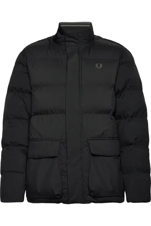 Fred Perry Padded Pocket Detail Jkt Vuorillinen Takki Topattu Takki Black
