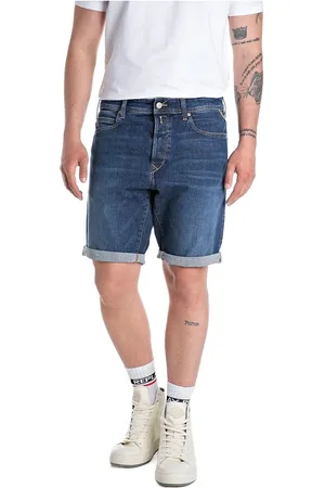 Replay Rbj.981 Short Shorts Tapered 573 Eco Plus Bottoms Shorts Denim Blue