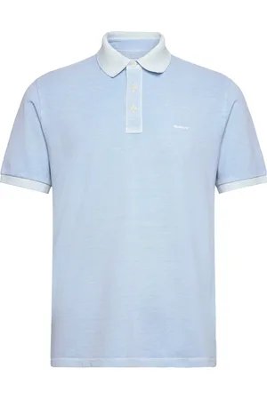 GANT Sunfaded Ss Polo Tops Polos Short-sleeved Blue