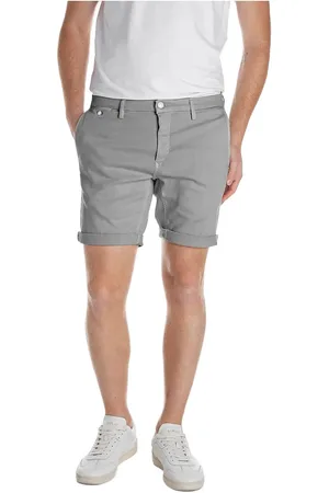Replay Benni Short Shorts Regular Hyperchino Color Xlite Bottoms Shorts Casual Grey