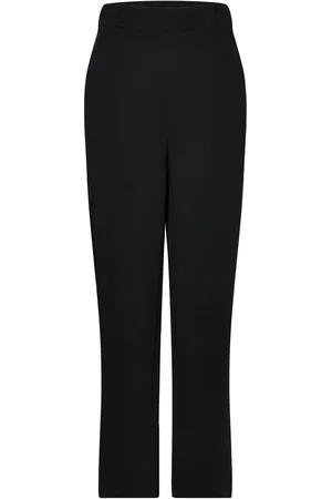 ONLY Carbetty Elawaist Straight Pant Jrs Bottoms Trousers Straight Leg Black