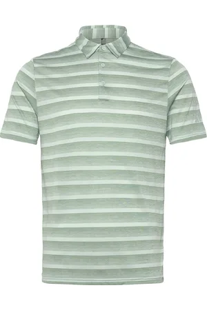 adidas 2 Color Stripe Sport Men Sport Clothing Sport Tops Sport Polos Sport Short-sleeved Polos Green