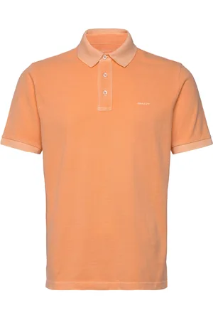 GANT Sunfaded Ss Polo Tops Polos Short-sleeved Orange