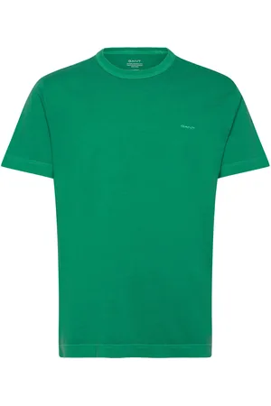 GANT Sunfaded Ss T-Shirt Tops T-shirts Short-sleeved Green
