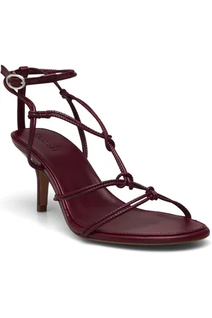 Bash Ciloo Sandals Designers Heels Heeled Sandals Burgundy