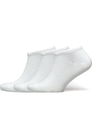 Weekday 3-Pack Low Cotton Trainer Socks Lingerie Socks Footies-ankle Socks White