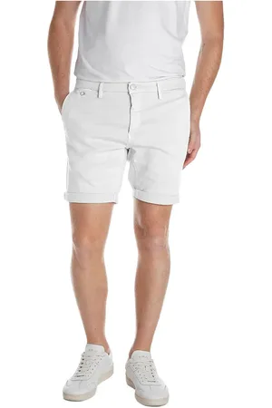 Replay Benni Short Shorts Regular Hyperchino Color Xlite Bottoms Shorts Casual White