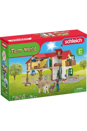 Schleich Large Farm House Toys Playsets & Action Figures Play Sets Multi/patterned