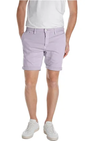 Replay Benni Short Shorts Regular Hyperchino Color Xlite Bottoms Shorts Casual Purple