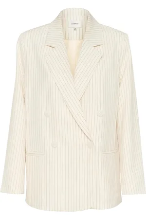 Gestuz Gzjoelle Blazer Blazers Double Breasted Blazers Cream