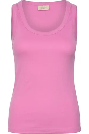 Freequent Fqhi-Top Tops T-shirts & Tops Sleeveless Pink