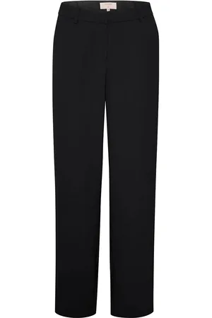 Cream Crcocamia Pant Bottoms Trousers Suitpants Black