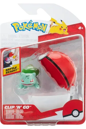 Pokemon Clip N Go Bulbasaur With Poke Ball Toys Playsets & Action Figures Play Sets Multi/patterned
