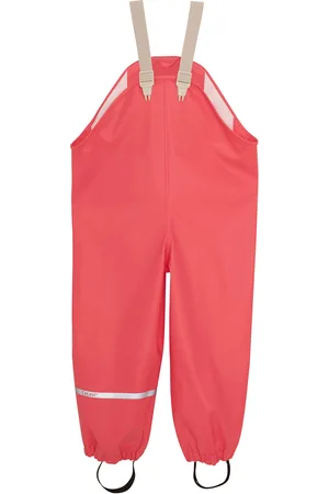 CeLaVi Rainwear Pants - Solid Outerwear Rainwear Bottoms Red