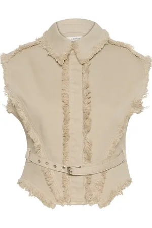 Gestuz Gzcatia Sl Shirt Tops Shirts Short-sleeved Beige
