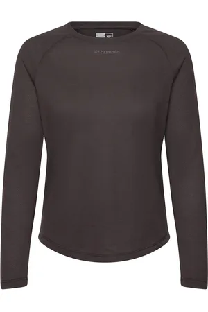Hummel Hmlmt Vanja T-Shirt L/S Sport T-shirts & Tops Long-sleeved Brown