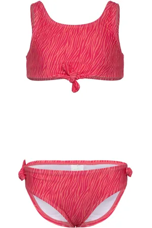 ONLY Kogbeach Knot Bikini Set Acc Bikinit Red