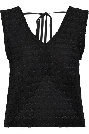 ALOHAS Kioko Black Top Tops T-shirts & Tops Sleeveless Black