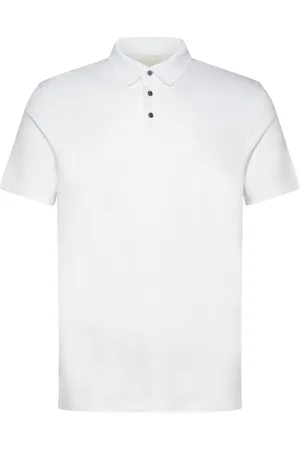 Calvin Klein Ss Supima Chest Emb Polo Tops Polos Short-sleeved White