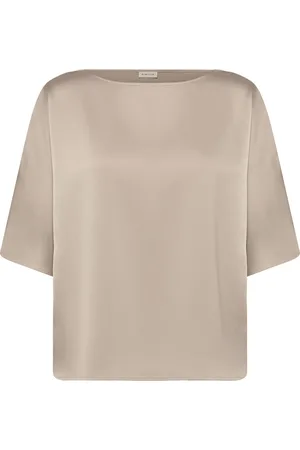 BALMUIR Cecilia Blouse Tops Blouses Short-sleeved Beige