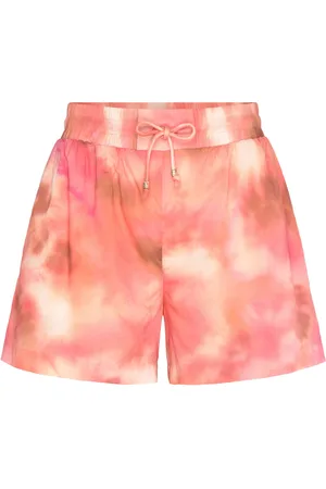 Dante 6 Lavora Printed Shorts Bottoms Shorts Paper Bag Shorts Pink