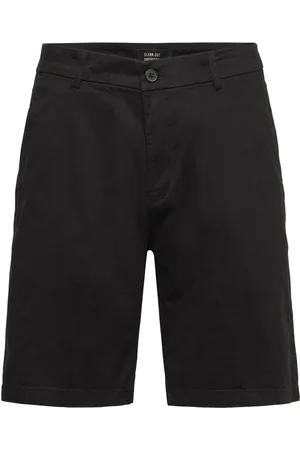 Clean Cut Milano Twill Shorts Bottoms Shorts Chinos Shorts Black