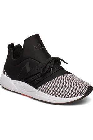 Arkk Copenhagen Raven Mesh Pet S-E15 Black White - Matalavartiset Sneakerit Tennarit Black