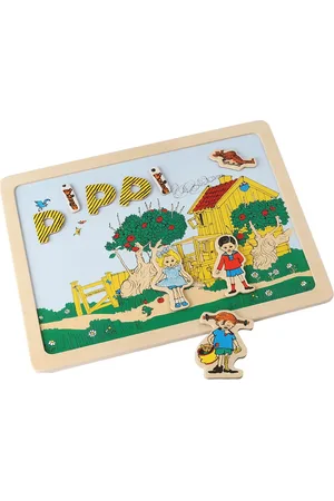 Pippi Langstrømpe Pippi Magnetic Board Toys Creativity Drawing & Crafts Craft Stickers Multi/patterned