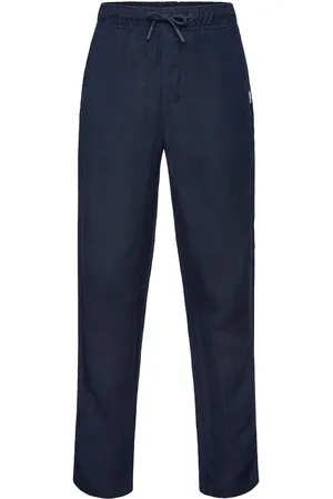 Tommy Hilfiger Linen Viscose Pant Bottoms Trousers Navy