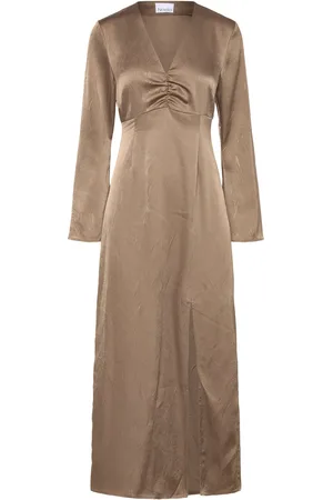 Noella Kamey Dress Maksimekko Juhlamekko Brown