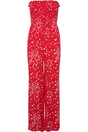 Roxy Palm Groves Jumper Sport Sport Clothing Sports Tops & T-shirts Sport Jumpsuits & Bodies Red
