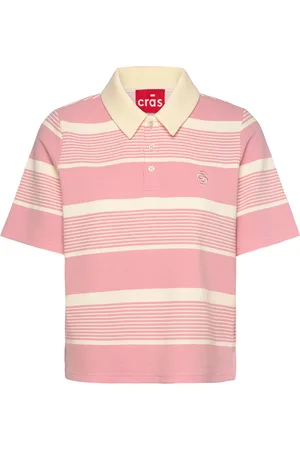 Crās Alaniscras Blouse Tops T-shirts & Tops Polos Pink