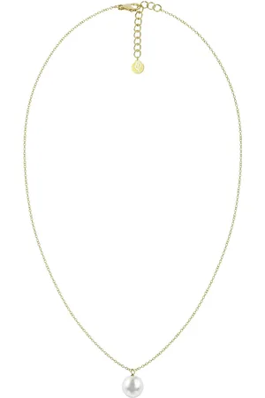 Edblad Lilian Necklace L Gold Accessories Jewellery Necklaces Pearl Necklaces Gold
